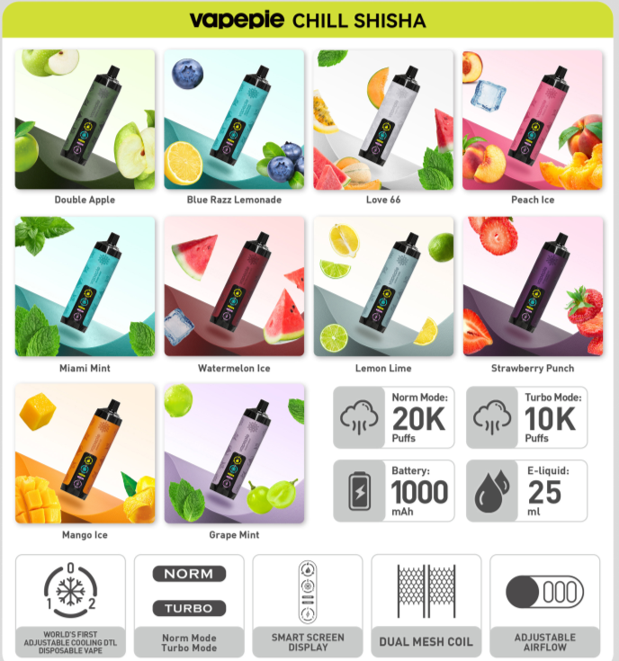 Vapepie AirPush 20000 puff vape